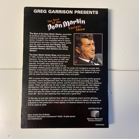 The Best of the Dean Martin Variety Show DVD Set Volume 1-4 - Picture 8 of 14